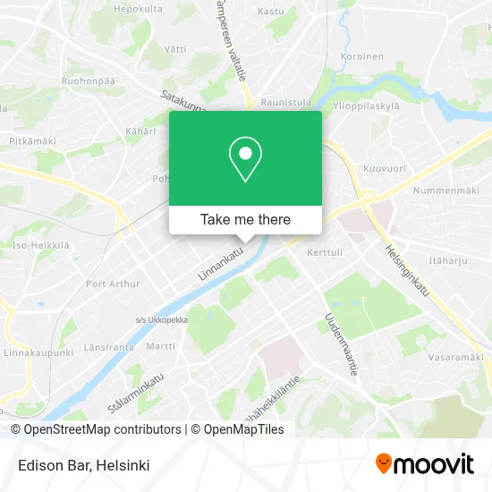 Edison Bar map