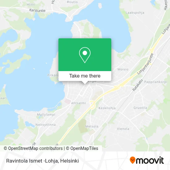Ravintola Ismet -Lohja map