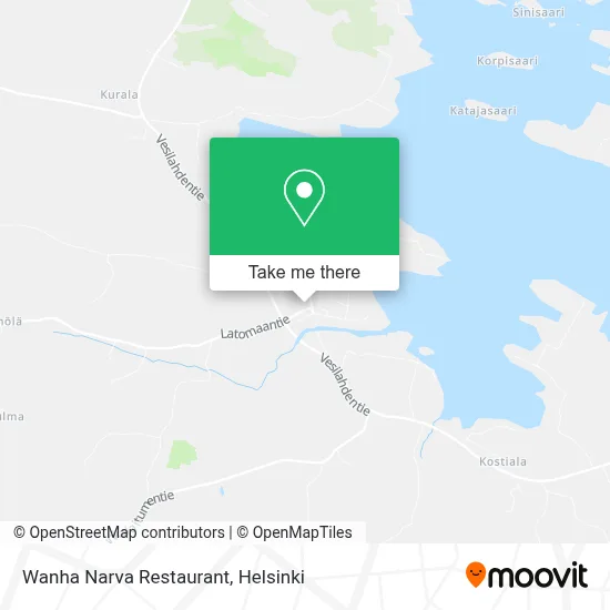 Wanha Narva Restaurant map