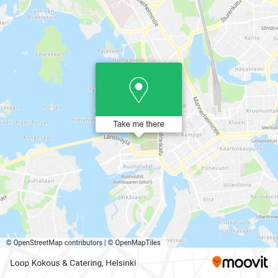 Loop Kokous & Catering map