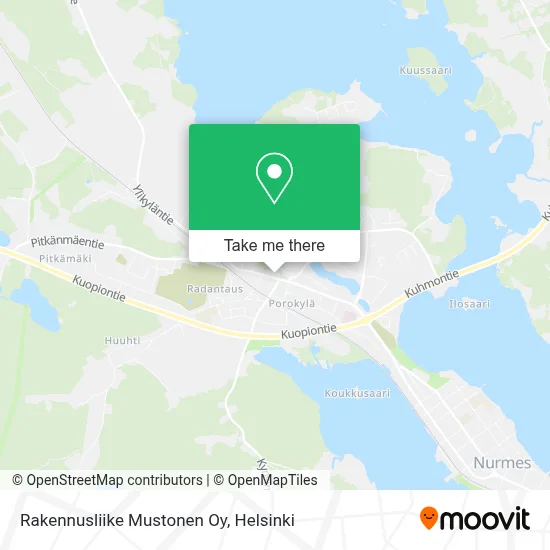 Rakennusliike Mustonen Oy map