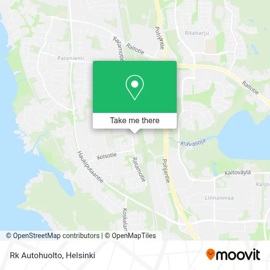 Rk Autohuolto map
