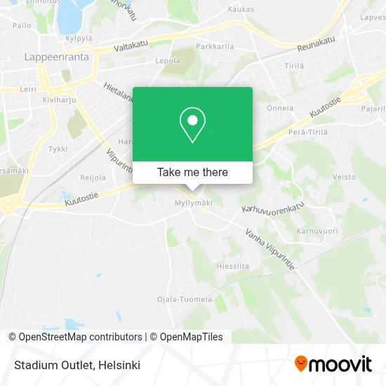 Stadium Outlet map