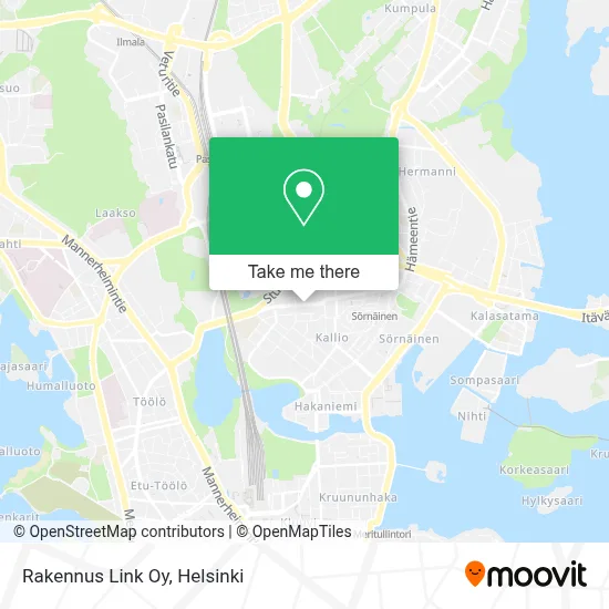 Rakennus Link Oy map