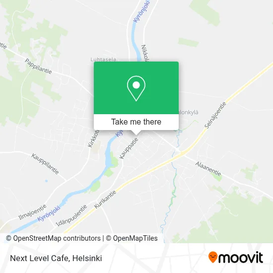 Next Level Cafe map