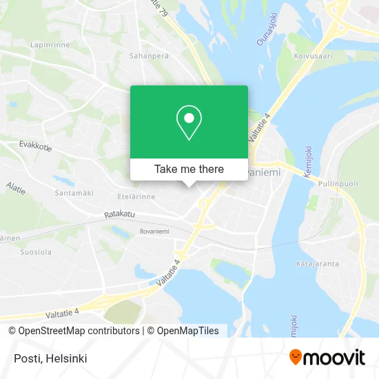 Posti map
