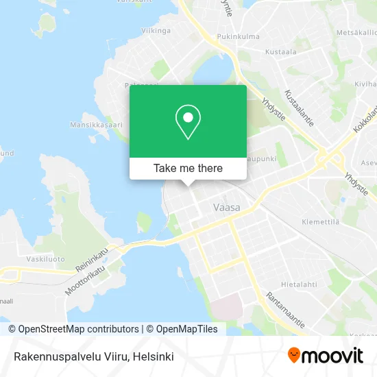Rakennuspalvelu Viiru map