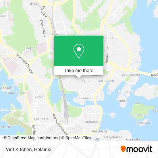 Viet Kitchen map