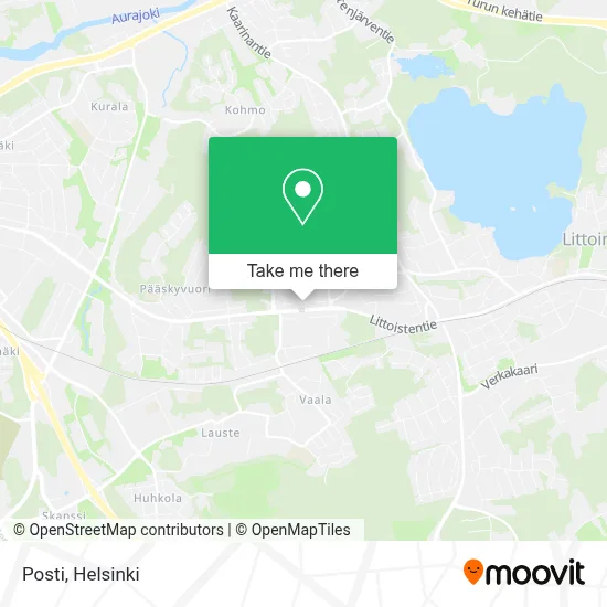 Posti map