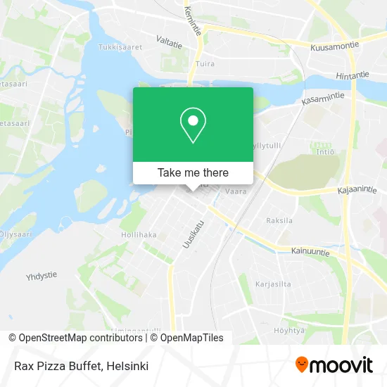 Rax Pizza Buffet map