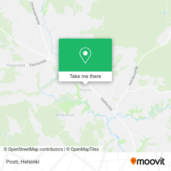 Posti map
