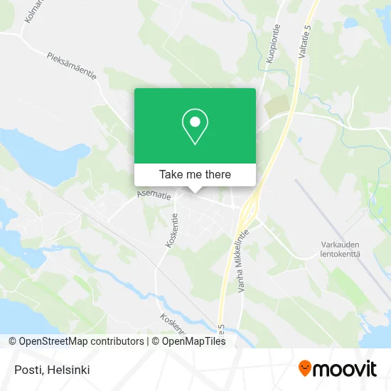 Posti map
