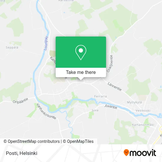 Posti map