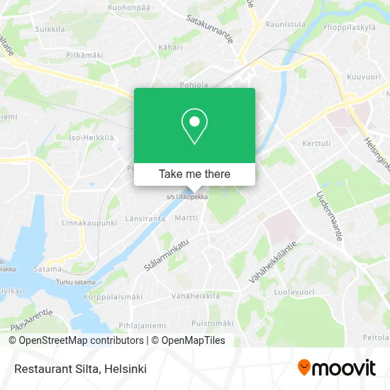 Restaurant Silta map