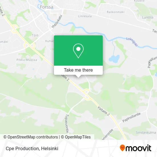 Cpe Production map