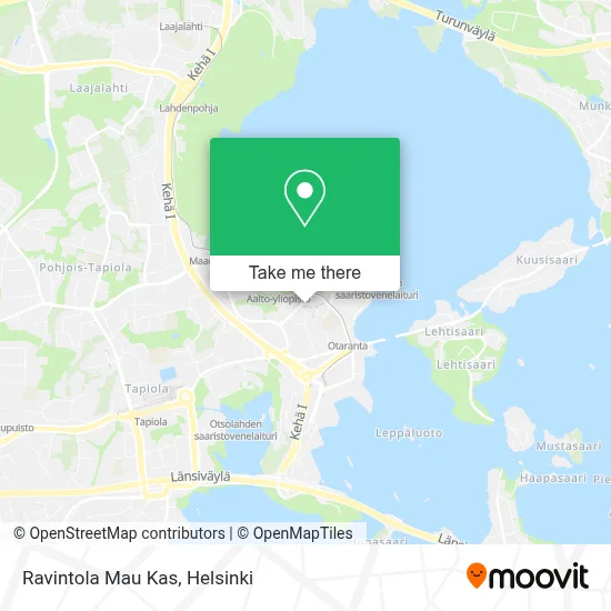 Ravintola Mau Kas map