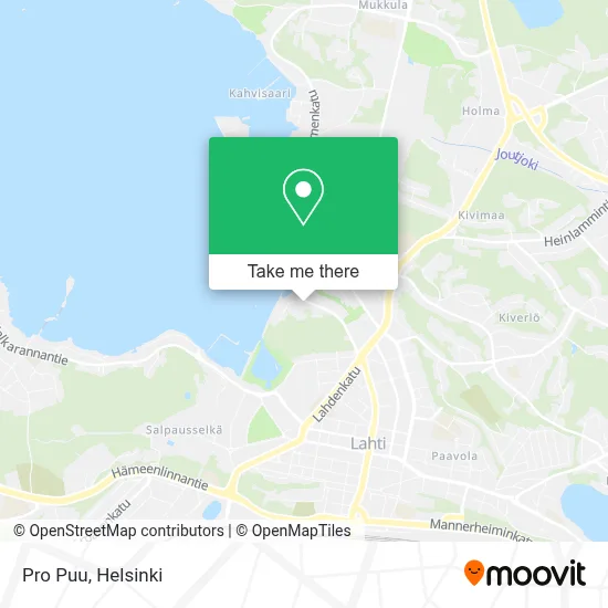 Pro Puu map
