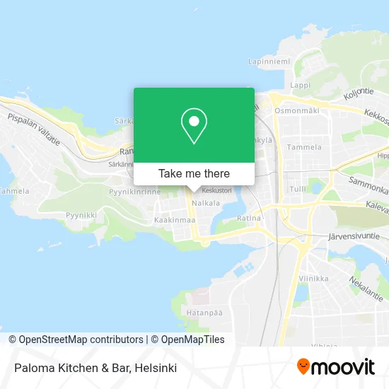 Paloma Kitchen & Bar map