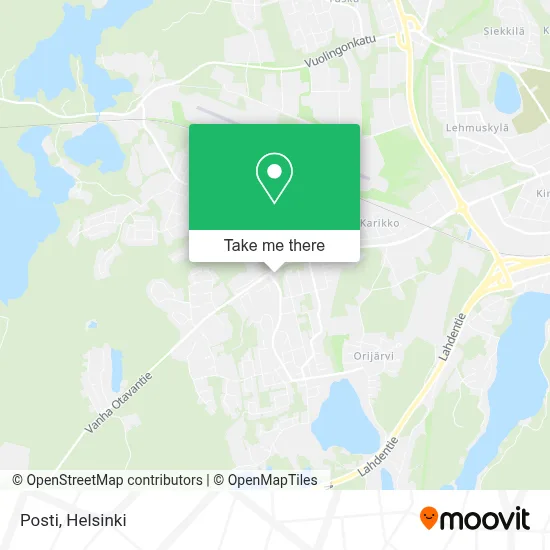 Posti map