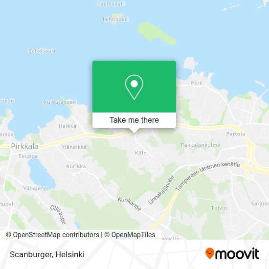 Scanburger map