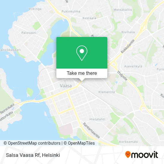 Salsa Vaasa Rf map