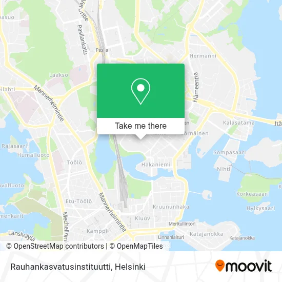 Rauhankasvatusinstituutti map