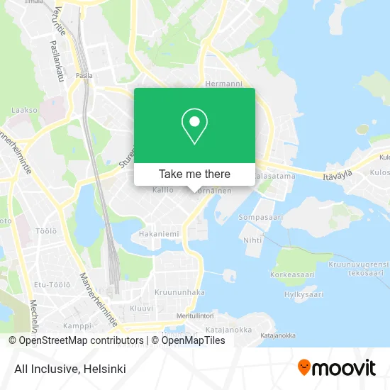 All Inclusive map