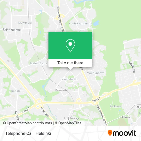 Telephone Call map