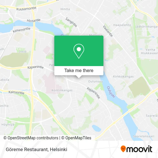 Göreme Restaurant map