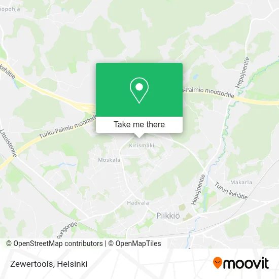 Zewertools map
