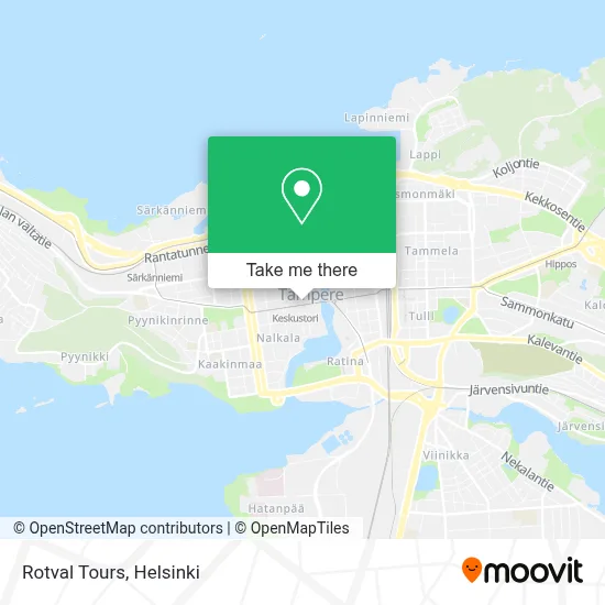 Rotval Tours map