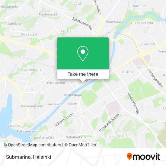 Submarina map