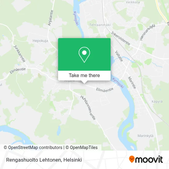 Rengashuolto Lehtonen map