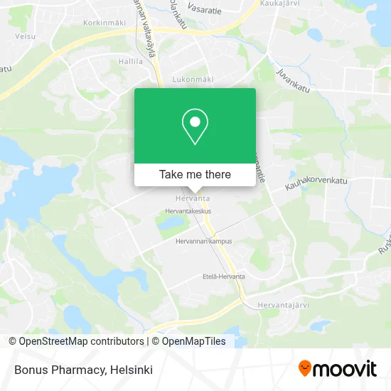 Bonus Pharmacy map