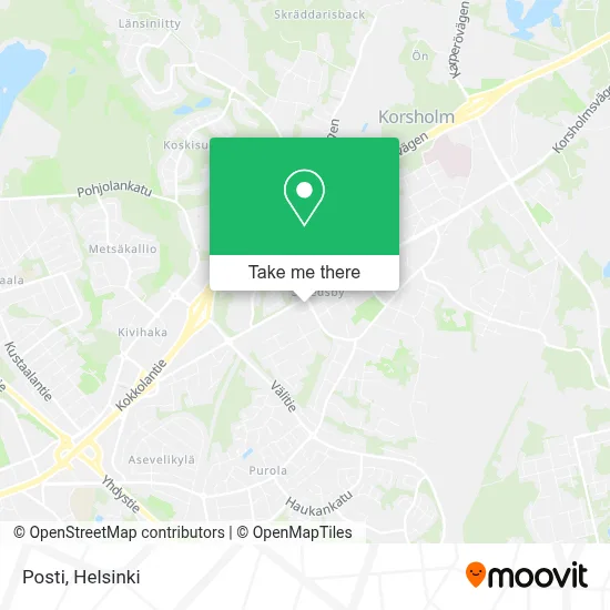 Posti map