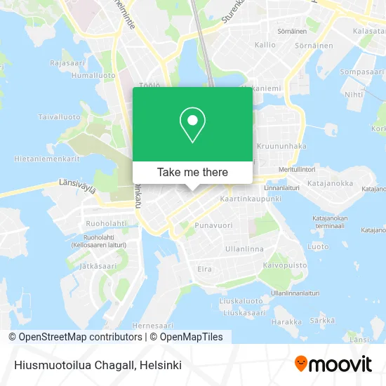 Hiusmuotoilua Chagall map