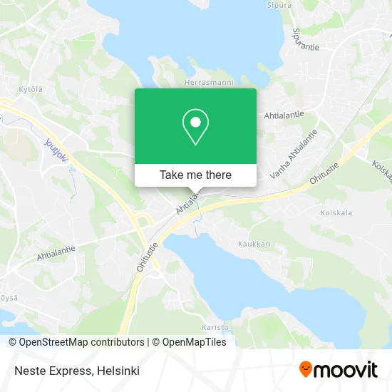 Neste Express map