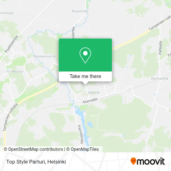 Top Style Parturi map