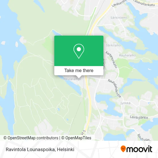Ravintola Lounaspoika map