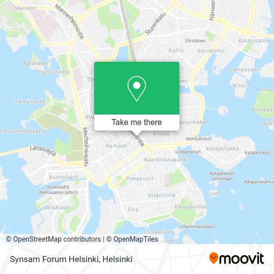 Synsam Forum Helsinki map