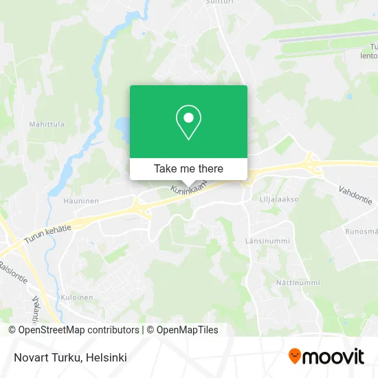 Novart Turku map