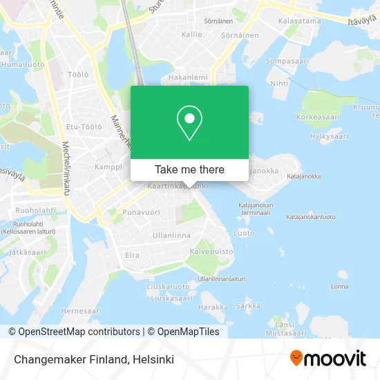 Changemaker Finland map