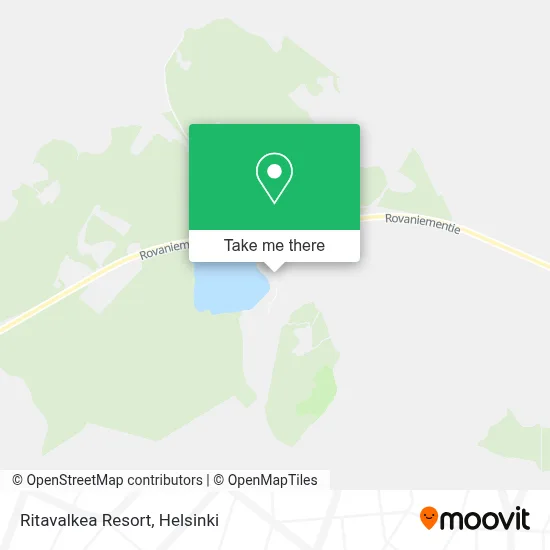 Ritavalkea Resort map