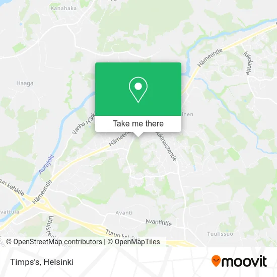 Timps's map