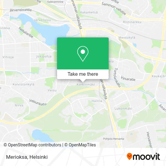 Merioksa map