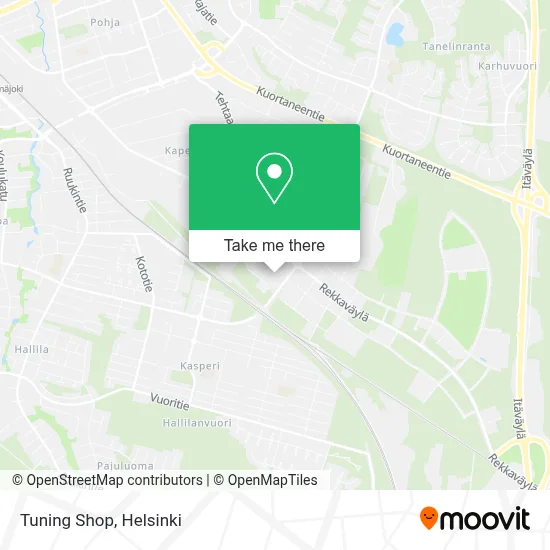 Tuning Shop map