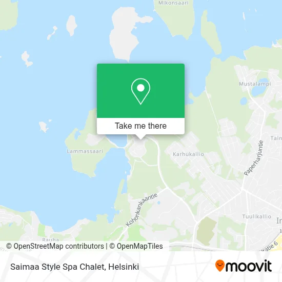 Saimaa Style Spa Chalet map