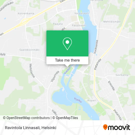 Ravintola Linnasali map