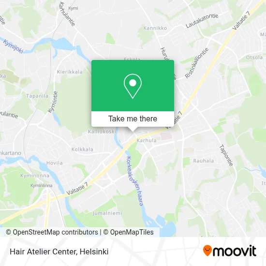 Hair Atelier Center map