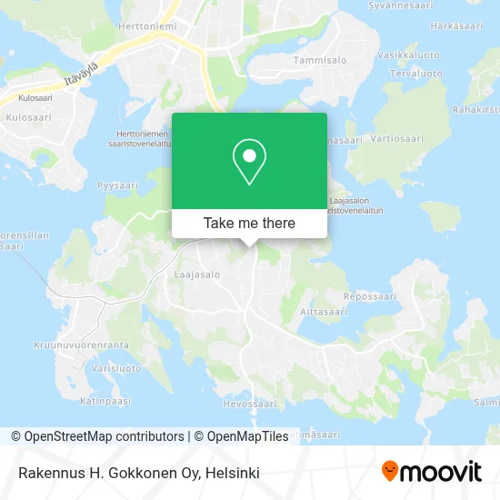 Rakennus H. Gokkonen Oy map